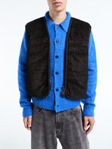 Our Legacy - Top Vest in Profound Brown Mammoth Cord