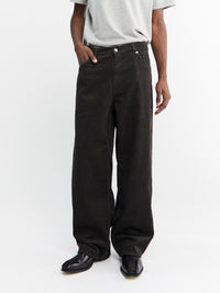 Our Legacy - Vast Cut Jeans in Dark Brown Twill Cord