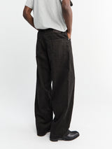 Our Legacy - Vast Cut Jeans in Dark Brown Twill Cord