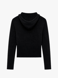 Our Legacy - Compact Hood in Black Fuzzy Alpaca