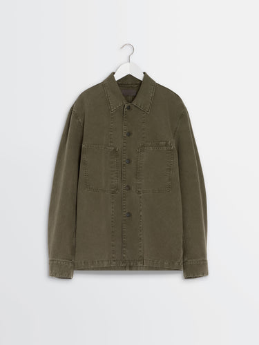 Lemaire - Workwear Overshirt in Moss Green
