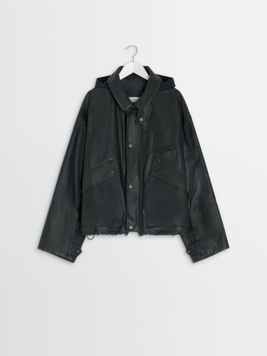 Lemaire - Short Rain Jacket in Onyx