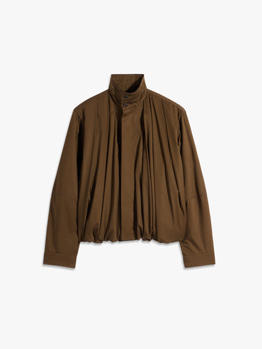 Lemaire - Soft Pleated Blouson Jacket in Bronze