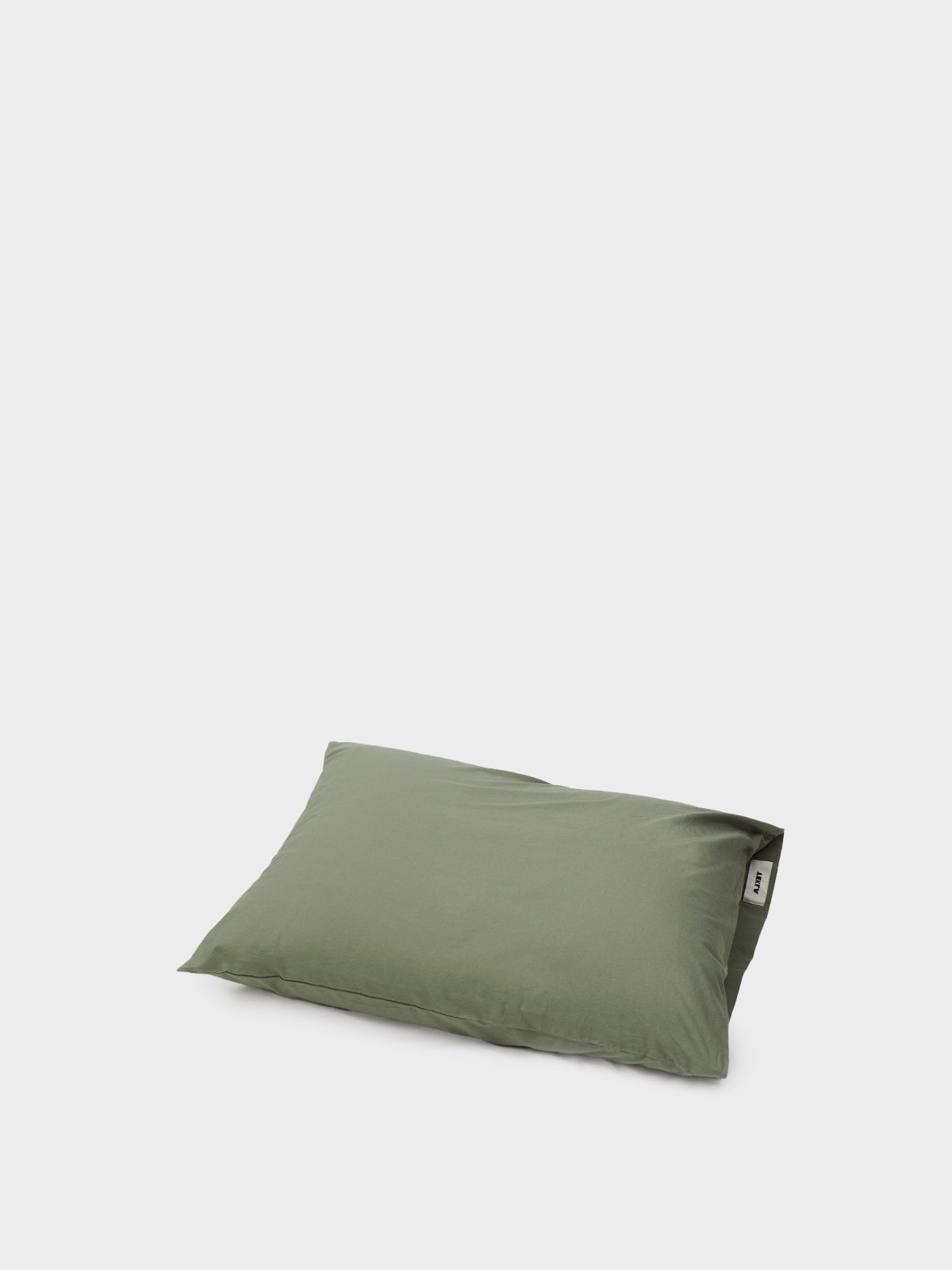 Tekla - Percale Pillow Sham in Olive Green