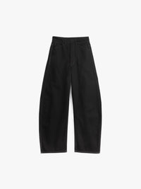 Lemaire - High Waisted Curved Pants in Black
