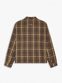 Calm. - Shirt in Brown and Yellow