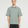 Palmes - Checkered Shirt in White-Green