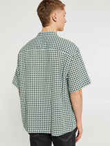 Palmes - Checkered Shirt in White-Green