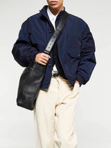 Palmes - Rib Collar Blouson in Navy