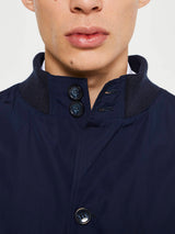 Palmes - Rib Collar Blouson in Navy