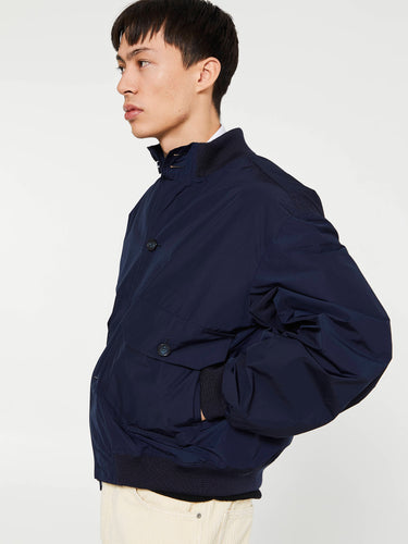 Palmes - Rib Collar Blouson in Navy
