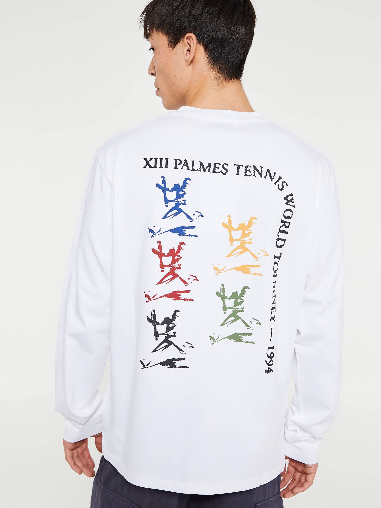 Palmes - Tourney Longsleeve T-Shirt in White