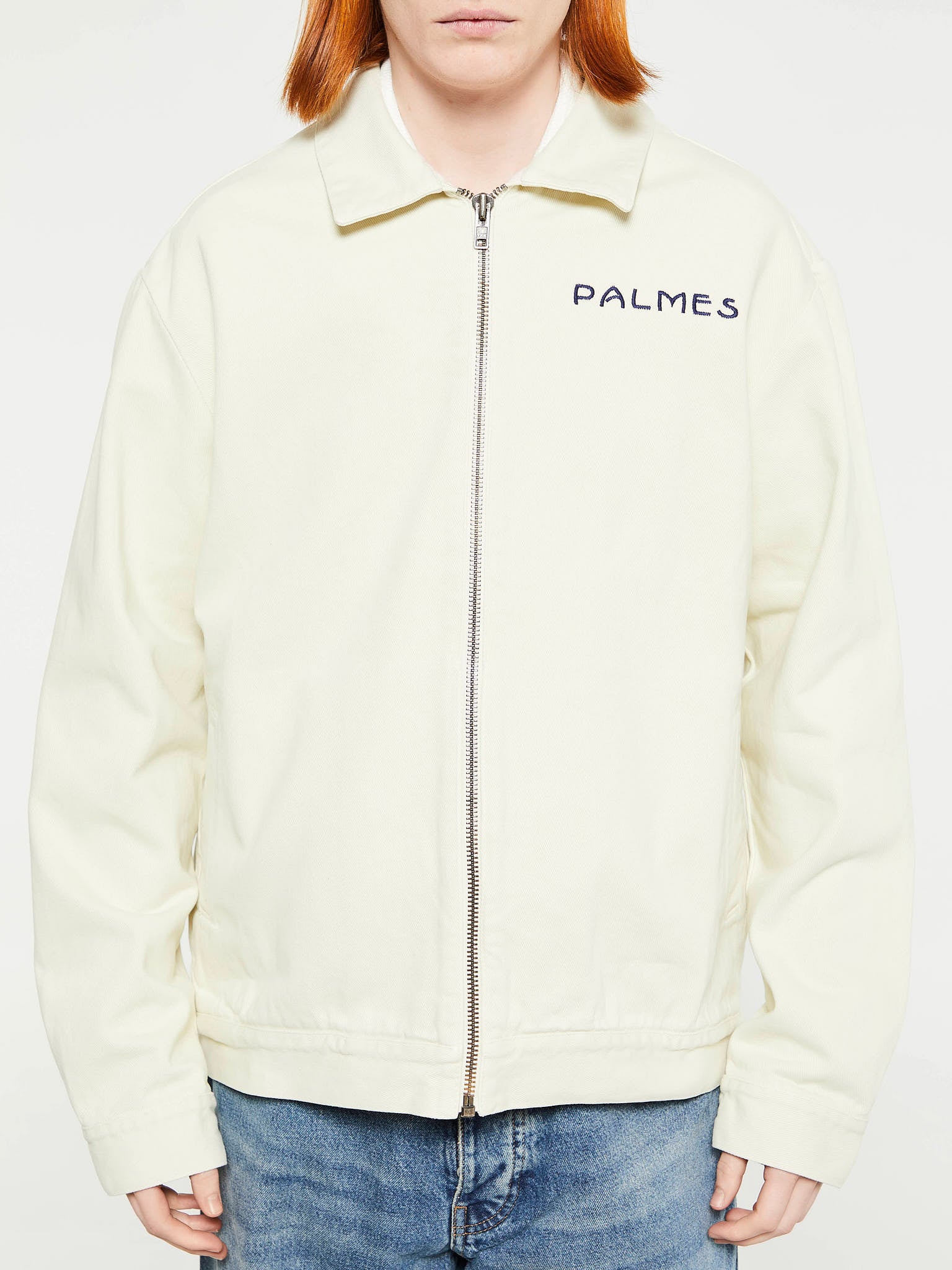 Palmes - Tower Zip Jacket in Off-White