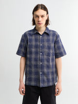 Palmes - Checkered Shirt in Blue