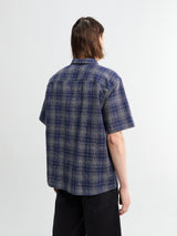 Palmes - Checkered Shirt in Blue