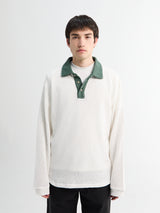 Palmes - Knitted Rugby in Off-White