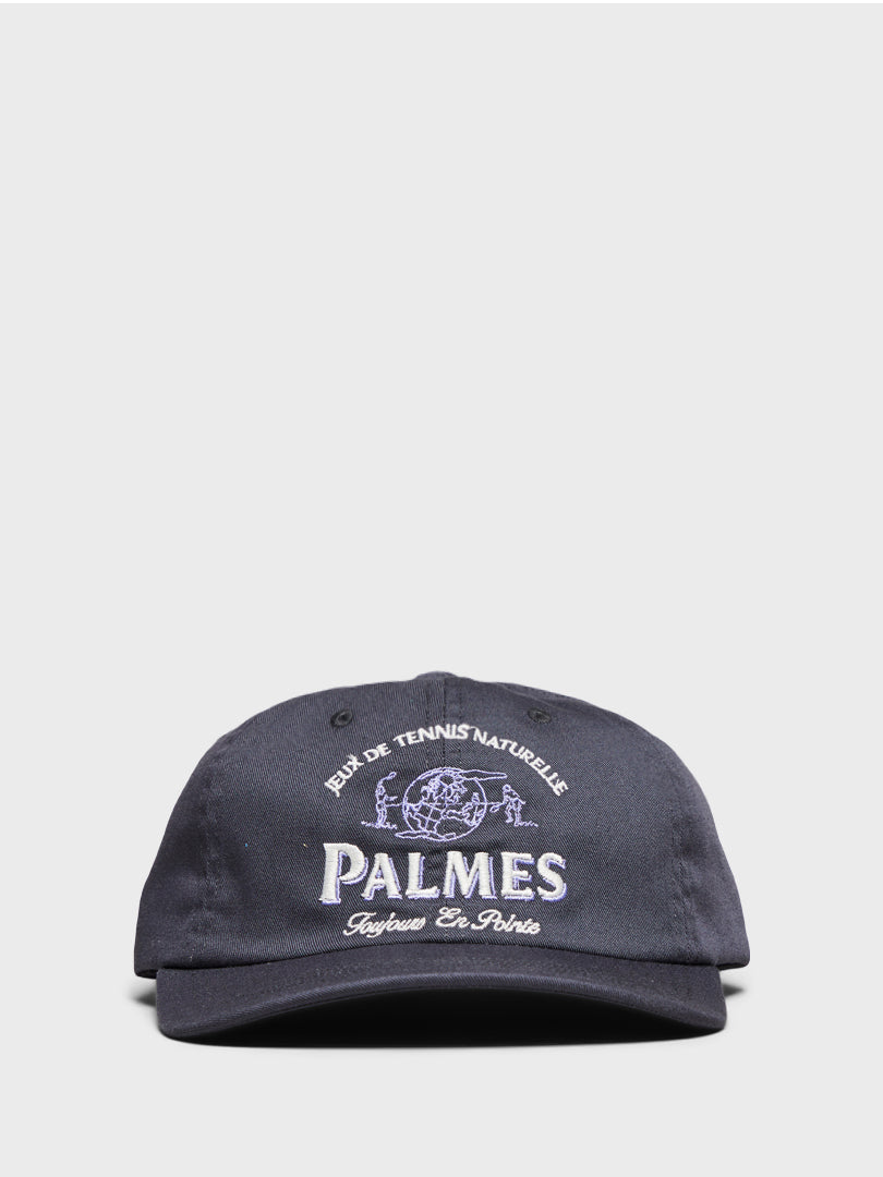 Palmes - Jeux 6-Panel Cap in Charcoal