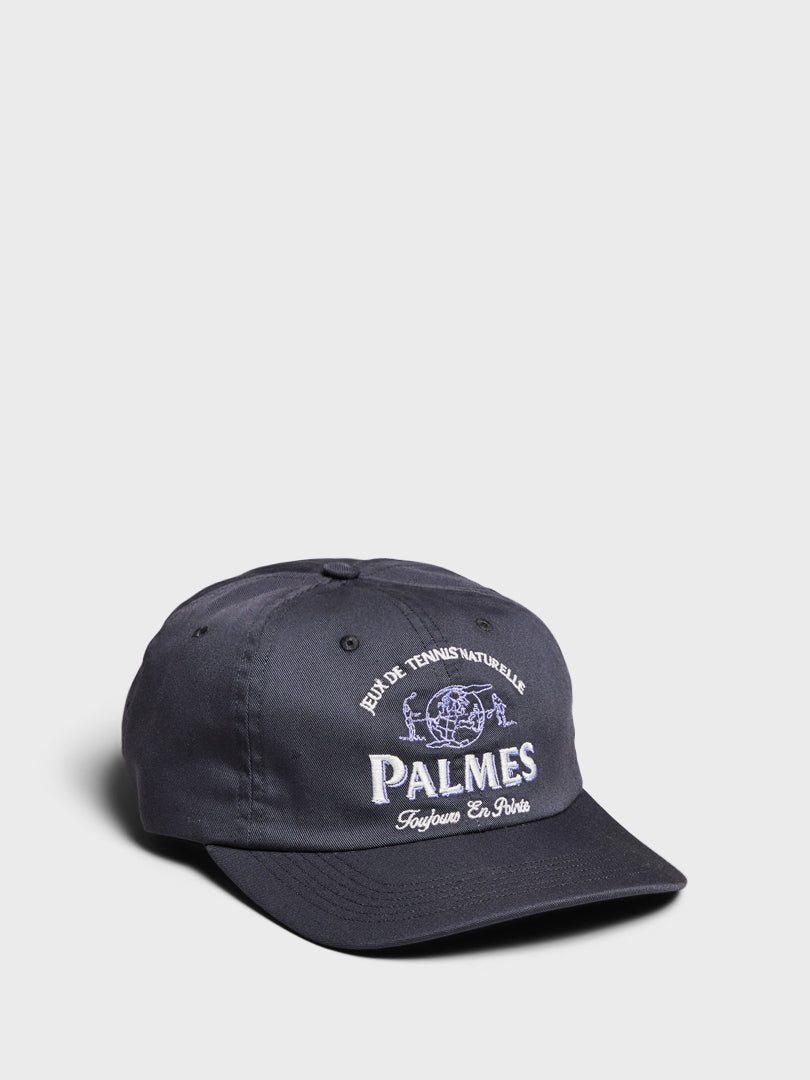 Jeux 6-Panel Cap in Charcoal