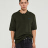 Palmes - Marco Knit Polo in Olive