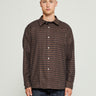 Palmes - Joseph Shirt in Brown and Navy