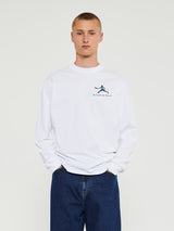 Palmes - Societá Longsleeved T-Shirt in White