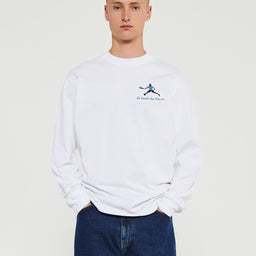 Palmes - Societá Longsleeved T-Shirt in White