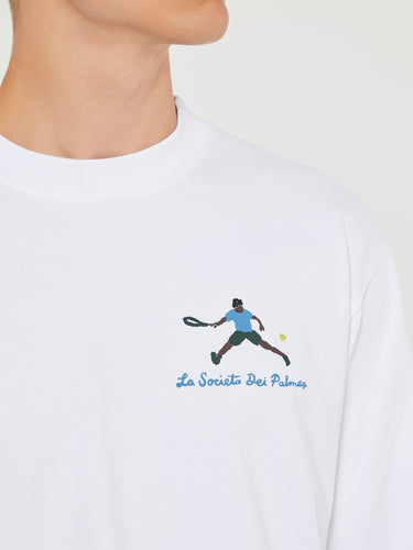 Palmes - Societá Longsleeved T-Shirt in White