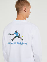 Palmes - Societá Longsleeved T-Shirt in White