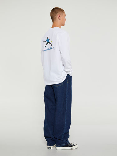 Palmes - Societá Longsleeved T-Shirt in White