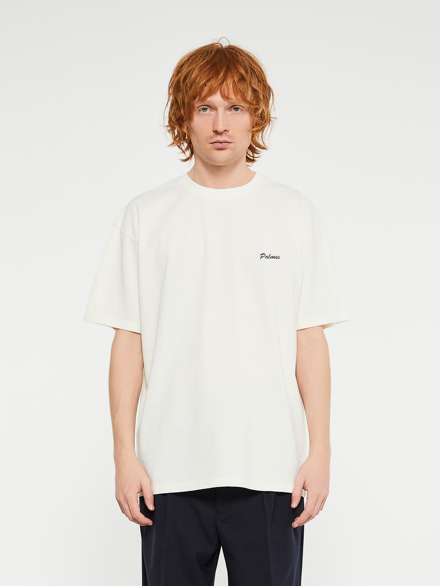 Palmes - Dyed T-Shirt in White