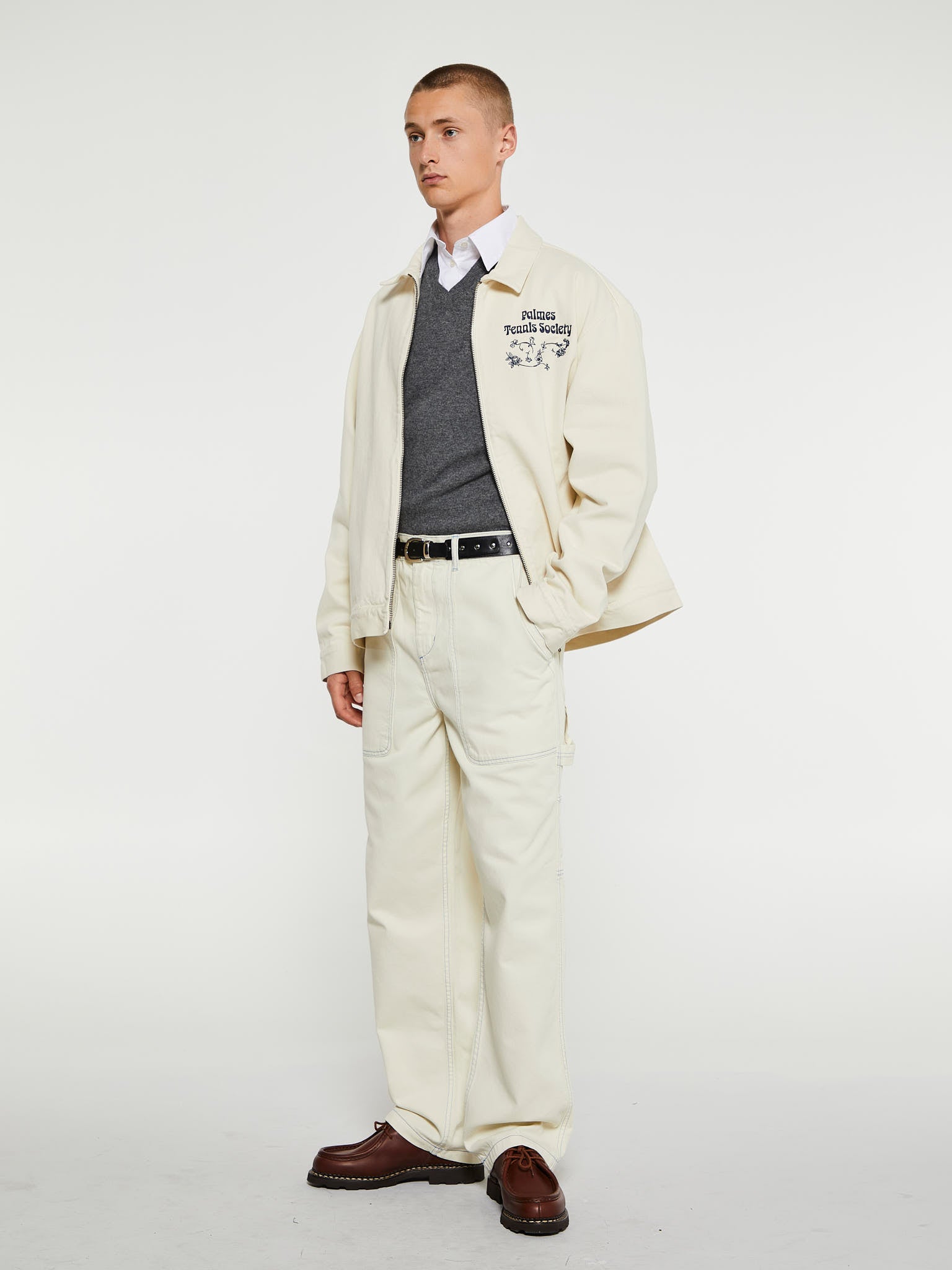 Broom Trousers in Off-White