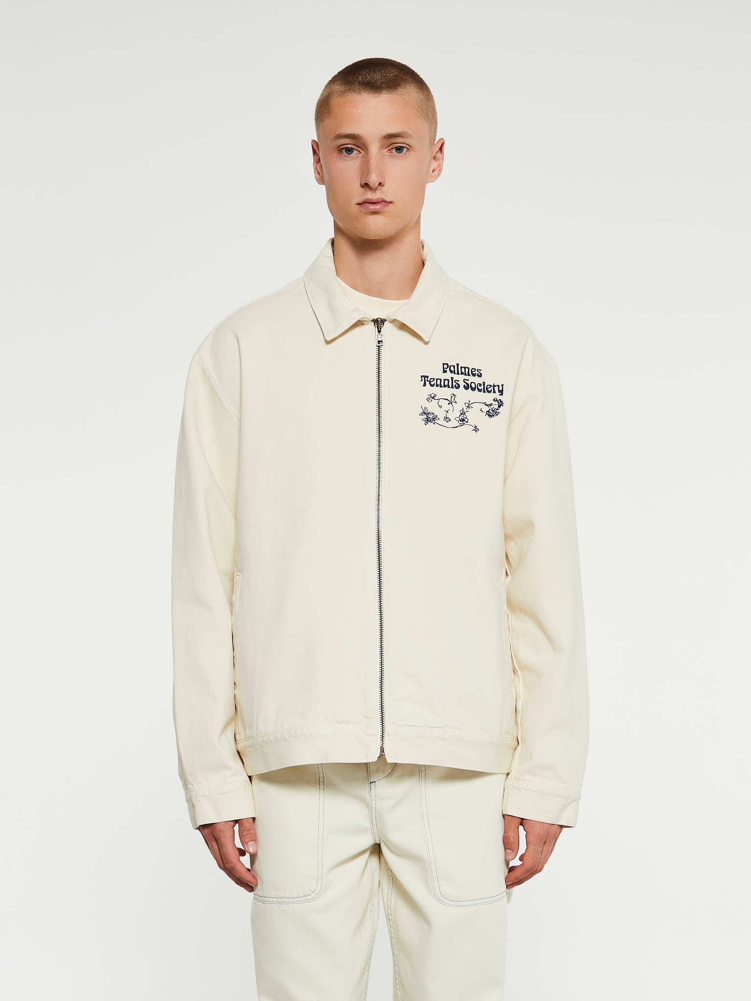 Fifth Zip Jacket in Off-White