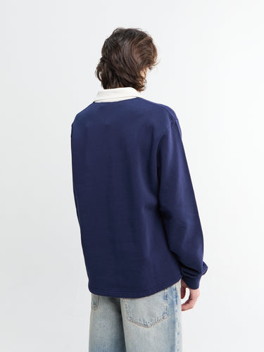 Palmes - Boot Open Rugby Shirt in Navy