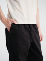 Palmes - Lucien Herringbone Trousers in Black