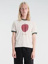 Palmes - Apple Ringer T-Shirt in Broken White