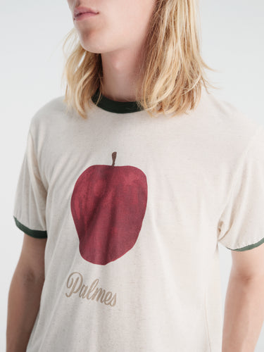 Palmes - Apple Ringer T-Shirt in Broken White