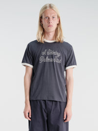 Palmes - Star Ringer T-Shirt in Navy