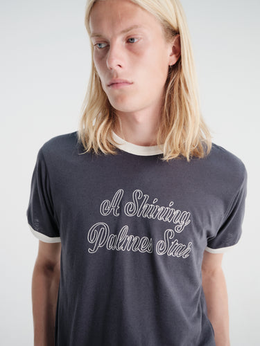 Palmes - Star Ringer T-Shirt in Navy