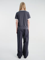 Palmes - Star Ringer T-Shirt in Navy