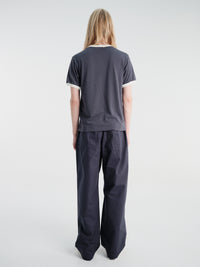 Palmes - Star Ringer T-Shirt in Navy