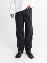 Palmes - Coarse Trousers in Black