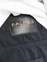 Palmes - Coarse Trousers in Black