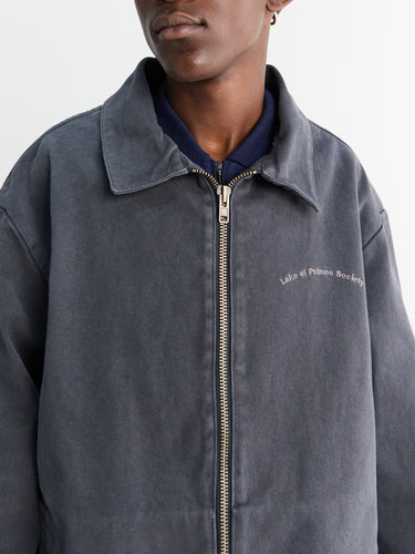 Palmes - Lake Zip Jacket in charcoal