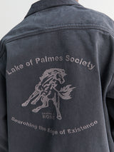 Palmes - Lake Zip Jacket in charcoal