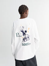 Palmes - Piano LongSleeved T-Shirt in White