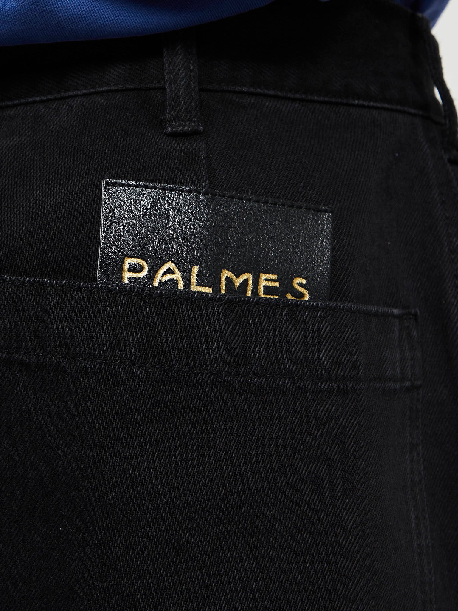 Palmes - Twill Patch Shorts in Black