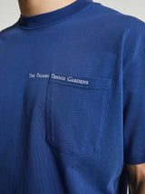 Palmes - Gardens Pocket T-Shirt in Blue