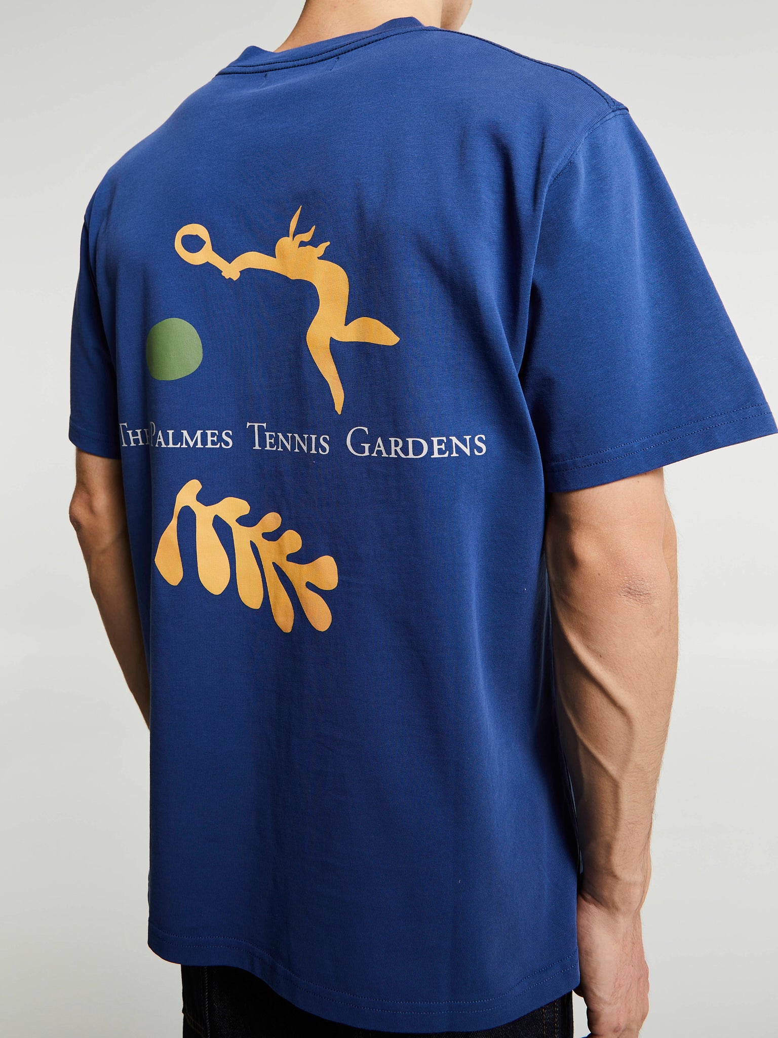 Palmes - Gardens Pocket T-Shirt in Blue