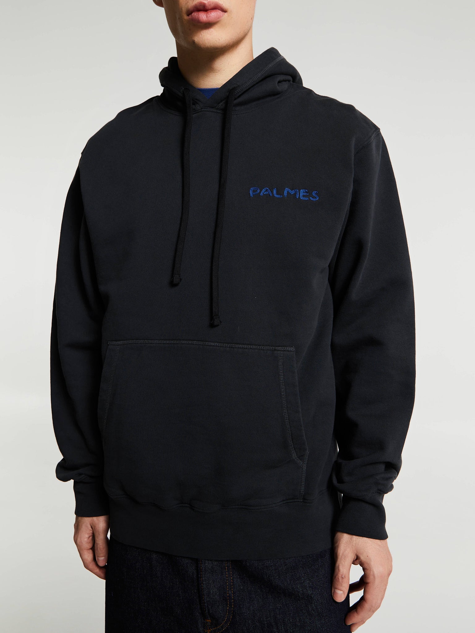 Palmes - Tower Hooded Sweatshirt in Black