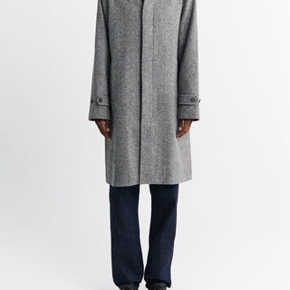 Palmes - Heritage Wool Coat in Grey